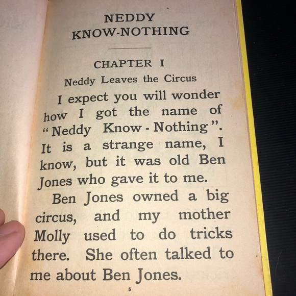 Vintage Neddy Know-Nothing Book by E.E. Ellsworth- easy to read book - preloved - Picture 6 of 9